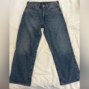 Abercrombie loose fit denim jean